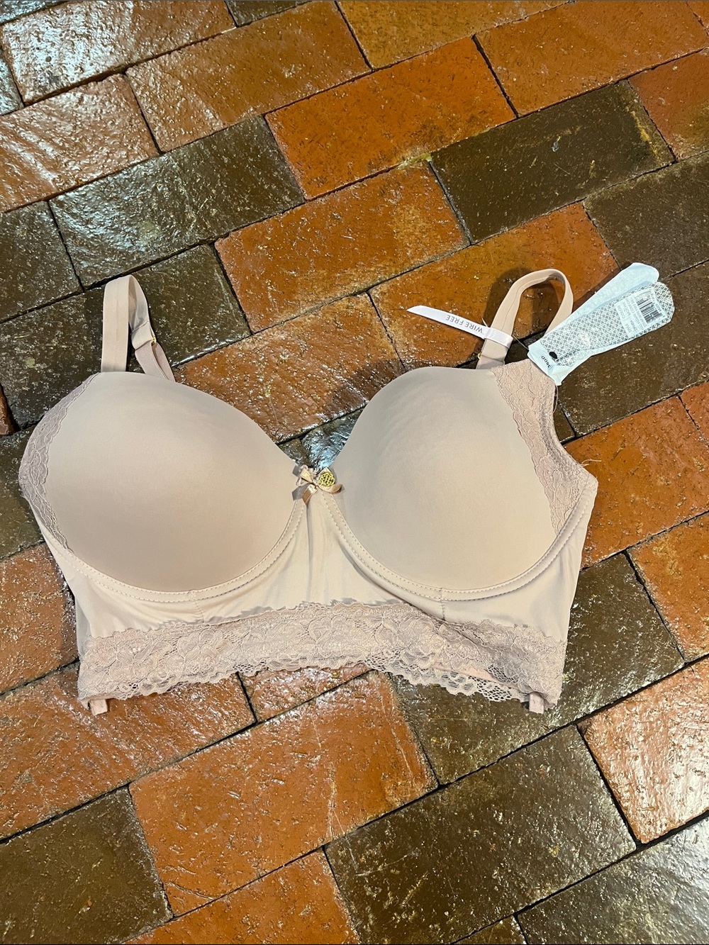 38DD Mocha Daisy Fuentes full figure wire free comfort 2404